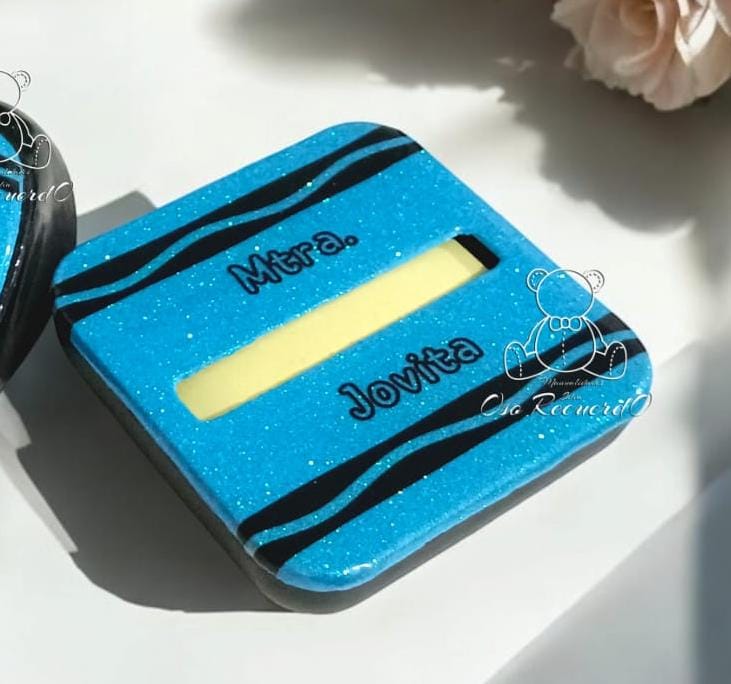 Despachador de post it 1 pieza 🍎🌈🖍️✏️